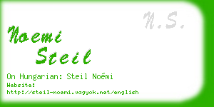 noemi steil business card